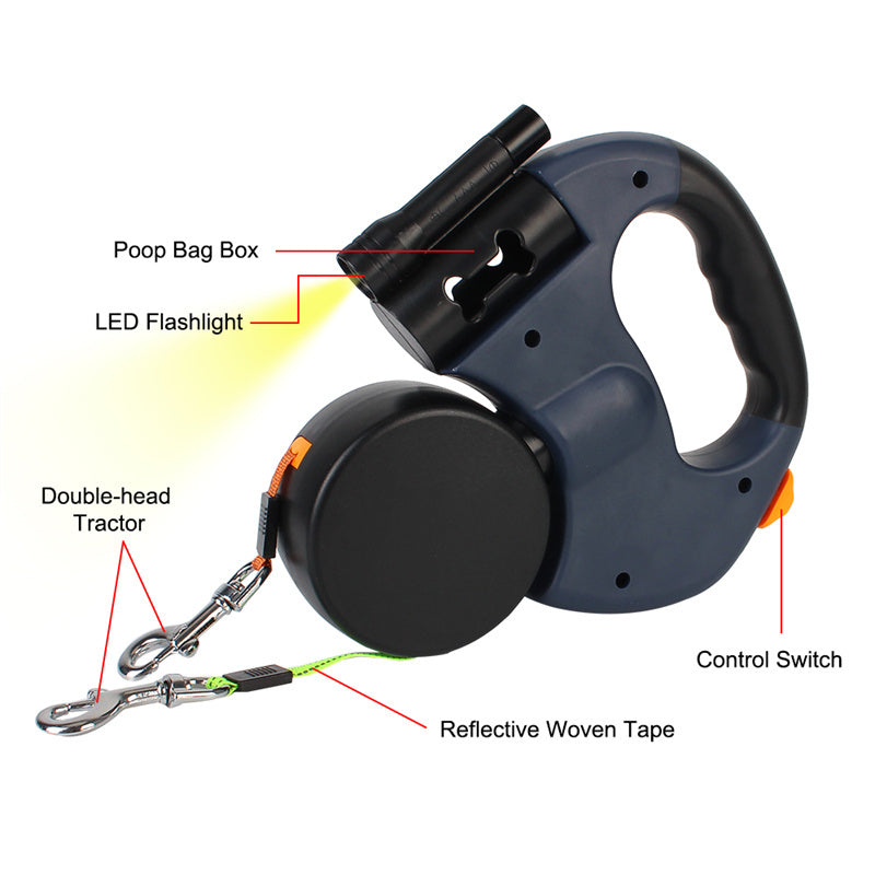 Retractable Dog Leash for Multiple Dogs